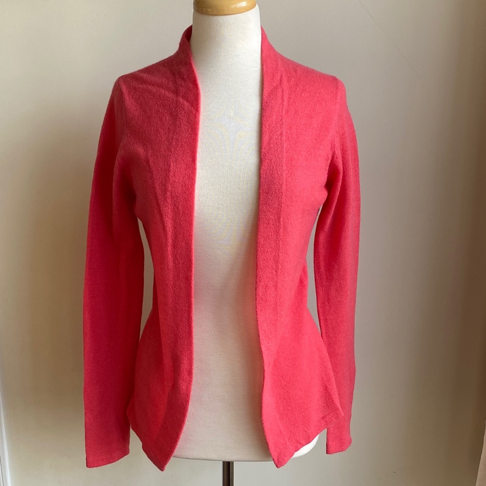 VTG Deadstock FAI Open Cardigan Lightweight 100% Cashmere Bergdorf Goodman